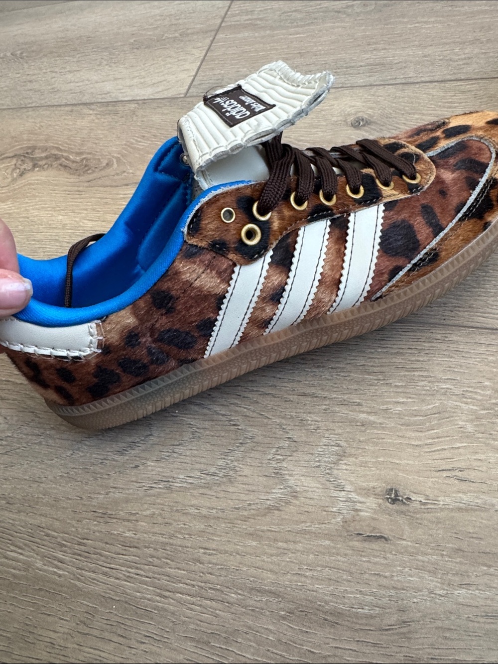 adidas X Wales Bonner Women’s Leopard Print Sneaker - Picture 8 of 10